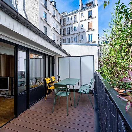 شقة Marais Area - Outdoor Patio - A C - 2bdr *