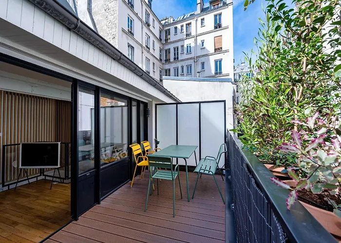 Apartamento Marais Area - Outdoor Patio - A C - 2bdr *